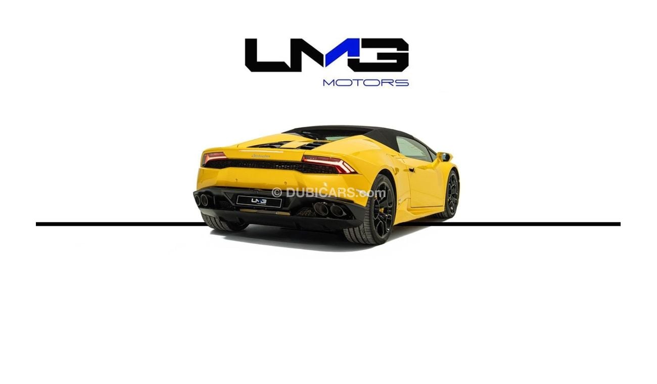 Lamborghini Huracan HURACAN SPYDER LP 610-4 | GIALLO INTI  | IMMACULATE CONDITION | LMG MOTORS