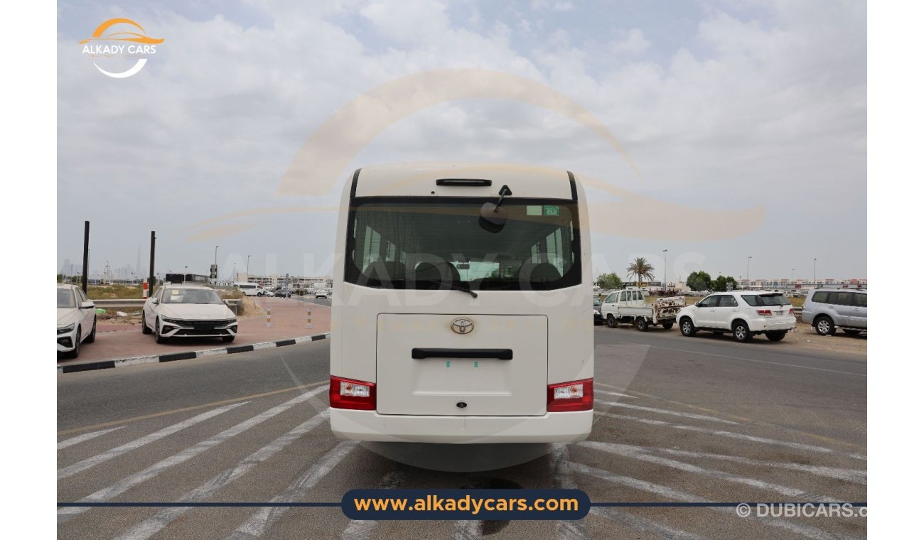 تويوتا كوستر TOYOTA COASTER 4.0L MT DIESEL 2024   22 SEATERS ELECTRONIC DOORS WITH FRIDGE