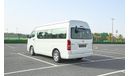 Toyota Hiace GL - High Roof LWB 2017 | TOYOTA HIACE | HIGH-ROOF PASSANGER | 13-SEATER 5-DOORS | GCC SPECS | T8459