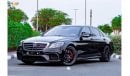 مرسيدس بنز S 63 AMG Std Mercedes Benz S63 AMG 2019 GCC Free of Accident Under Warranty