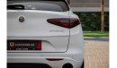 Alfa Romeo Stelvio Veloce | 3,525 P.M  | 0% Downpayment | Under Warranty!