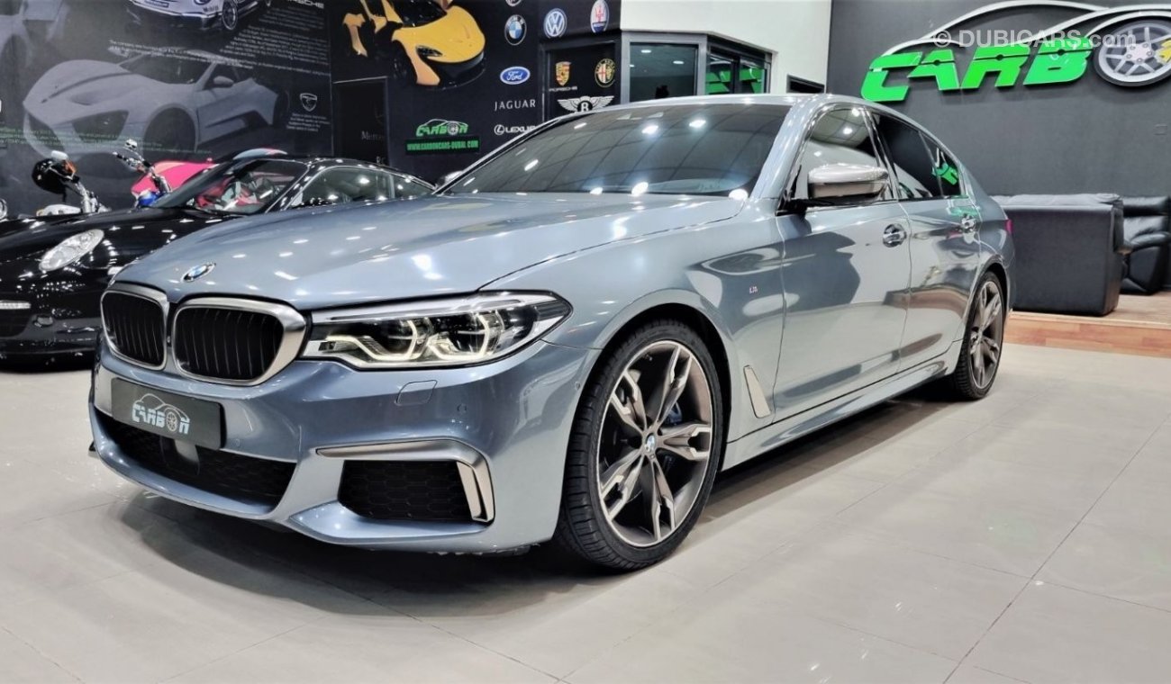 BMW M550i BMW 550I XDRIVE 2019 GCC UNDER WARRANTY SERVICE CONTRACT FROM THE AGENCY IN PERFECT CONDITION