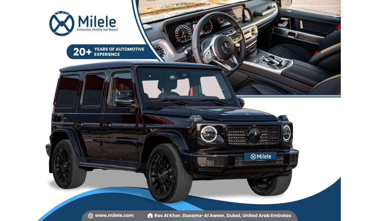 Mercedes-Benz G 500 4.0L PETROL – OBSIDIAN BLACK: MBUX, OFF-ROAD MODES, AND PREMIUM COMFORT