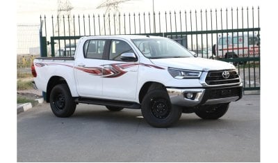 تويوتا هيلوكس Get 2023 Toyota Hilux 4x4 DC 2.8 SR5 - White inside Maroon