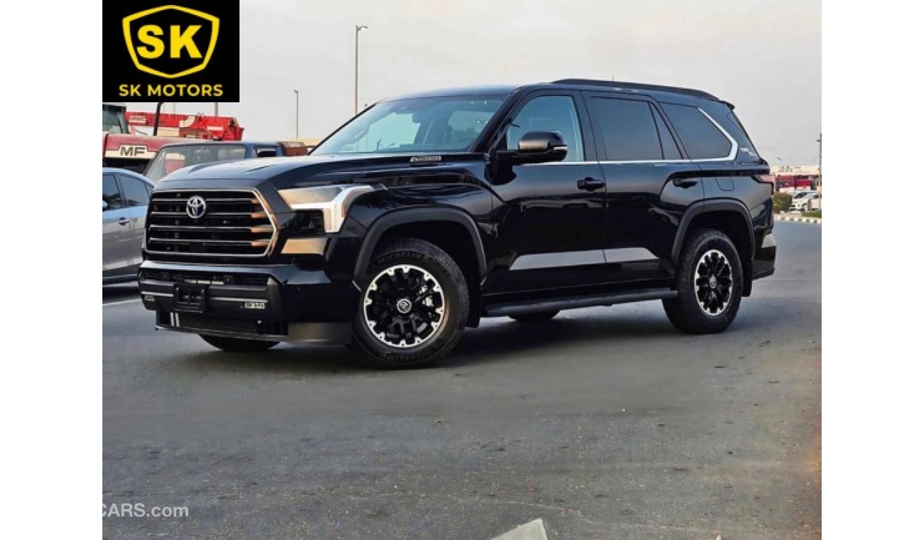 تويوتا سيكويا TRD OFF-ROAD SR5 / HYBRID / 3.5L V6 / I-FORCE MAX TWIN TURBO / SUNROOF / 4WD (CODE # 68050)