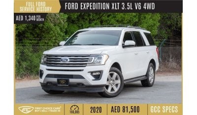 فورد إكسبيديشن AED 1,340/month 2020 | FORD EXPEDITION | XLT 3.5L V6 4WD | GCC | FULL FORD SERVICE HISTORY | F45115