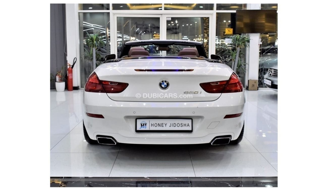 BMW 650i EXCELLENT DEAL for our BMW 650i CONVERTIBLE ( 2011 Model ) in White Color GCC Specs