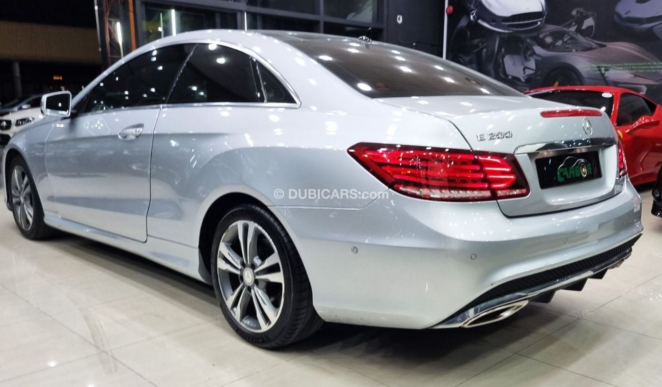 مرسيدس بنز E200 كوبيه MERCEDES E 200 COUPE 2014 IN GOOD CONDITION