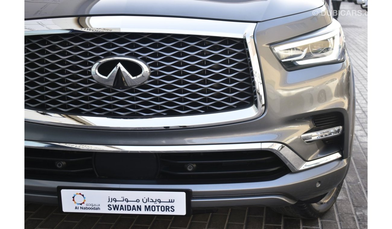 Infiniti QX80 AED 2959 PM | 5.6L V8 4WD LUXURY GCC DEALER WARRANTY