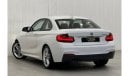 بي أم دبليو 228 M سبورت 2016 BMW 228i M-Sport Coupe, Feb 2025 BMW Service Pack, Low Kms, GCC