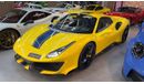 فيراري 488 Pista Spider | 2020 | Giallo Modena | Full Carbon Fiber | 720 HP