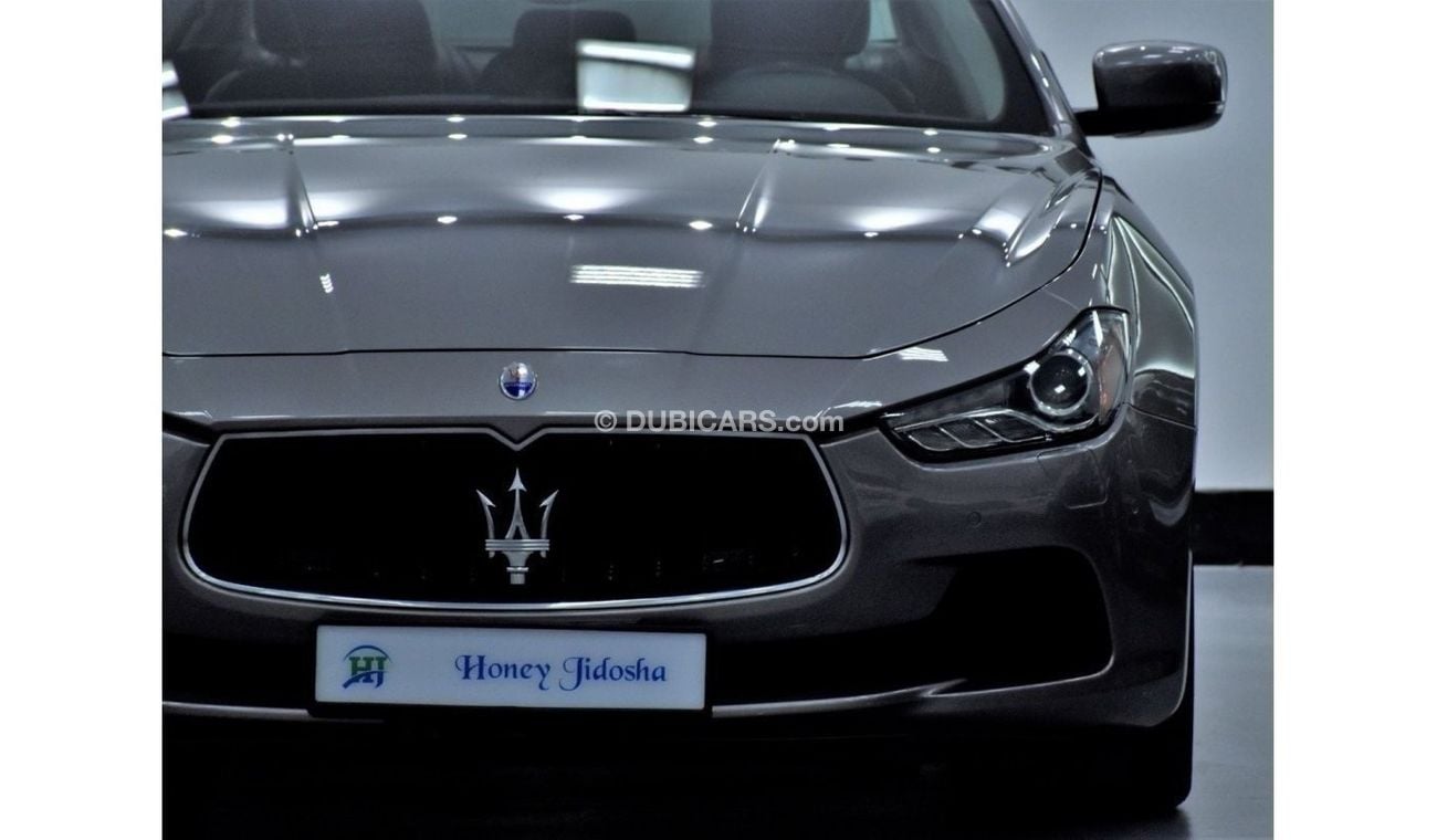 Maserati Ghibli EXCELLENT DEAL for our Maserati Ghibli ( 2014 Model ) in Grey Color GCC Specs