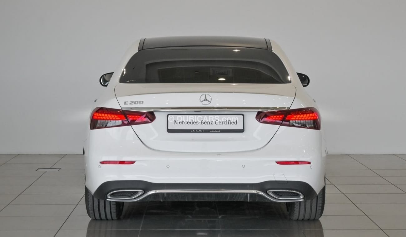 Mercedes-Benz E200 VSB 33065 - Mercedes Benz E200 AMG Line - Gargash Warranty + Service Contract until 14/06/2028 or 10