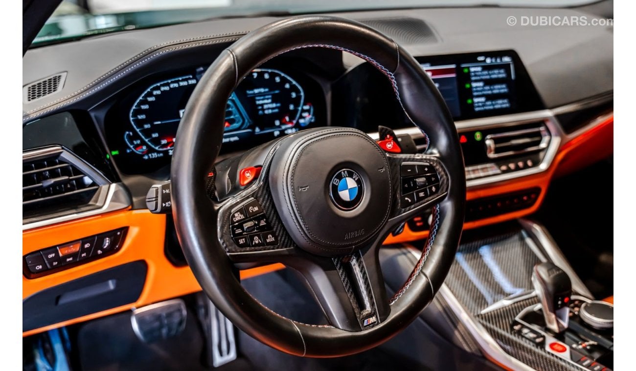 بي أم دبليو M3 2022 BMW M3 Competition, 2027 BMW Warranty, 2028 BMW Service Contract, Low KMs, GCC