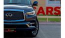 Infiniti QX80 Luxe 7st Infiniti QX80 2020 GCC under Warranty with Flexible Down-Payment/ Flood Free.