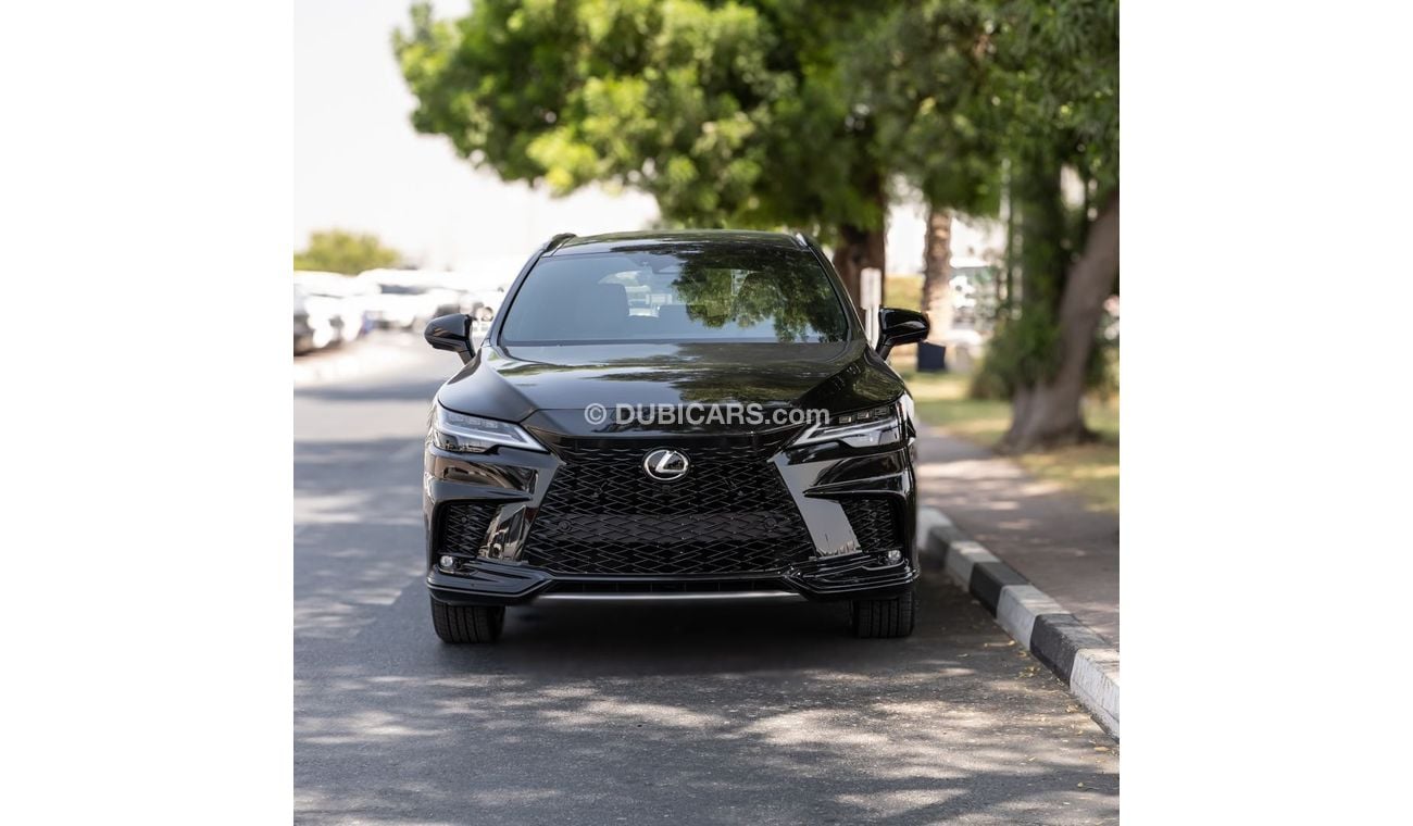 لكزس RX 500h The 2024 Lexus RX 500h F-Sport 3 is a luxury hybrid SUV featuring a 2.4L engine. It offers sporty ha