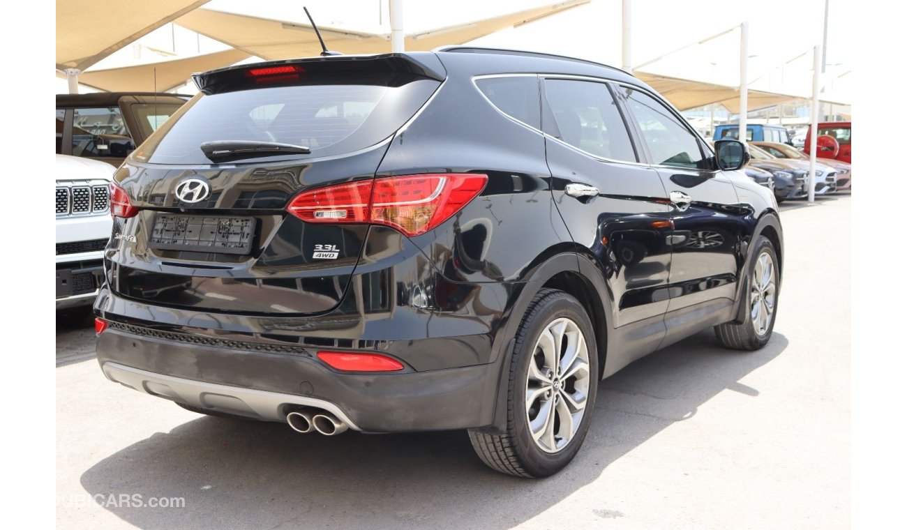 Hyundai Santa Fe GLS Top Hyundai Santa Fe 3.3L 4WD GCC 2014