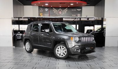 Jeep Renegade AED 900 P.M | 2017 JEEP RENEGADE MASTER LONGITUDE 2.4 L | GCC | FULL PANORAMIC VIEW | UNDER WARRANTY