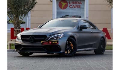 مرسيدس بنز C 63 AMG Std 4.0L Coupe Mercedes-Benz C63S AMG Orange Edition 2017 American Spec under Warranty with Flexible