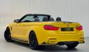 بي أم دبليو M4 2018 BMW M4 CONVERTIBLE, 1 Year warranty, Full Service History With Abu Dhabi Motors, GCC