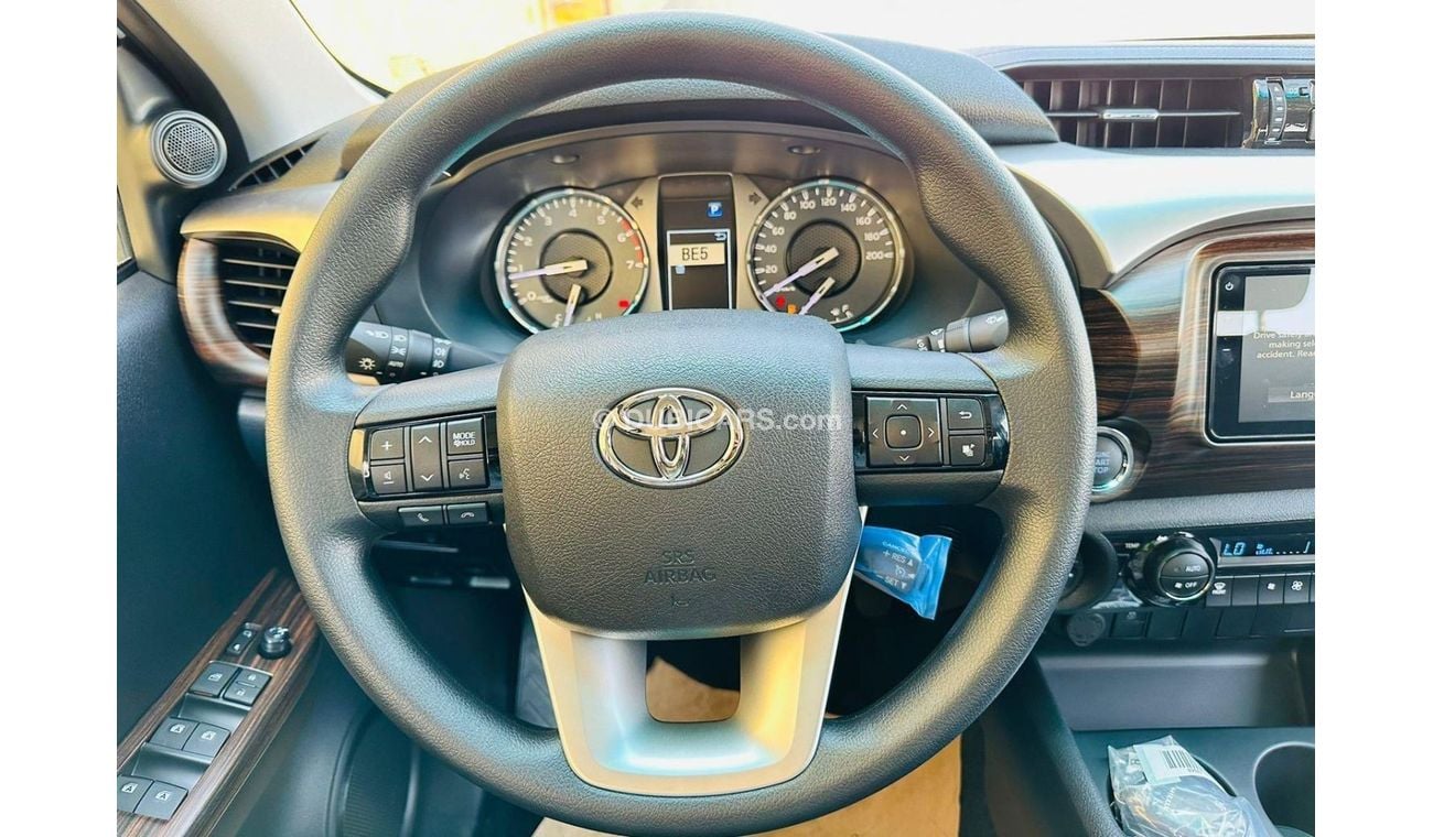 تويوتا هيلوكس 2025 Toyota Hilux Double Cab GLX-S (Full-Option with Key Start) 2.7L 4-Cyl Petrol A/T 4x4 Only For E