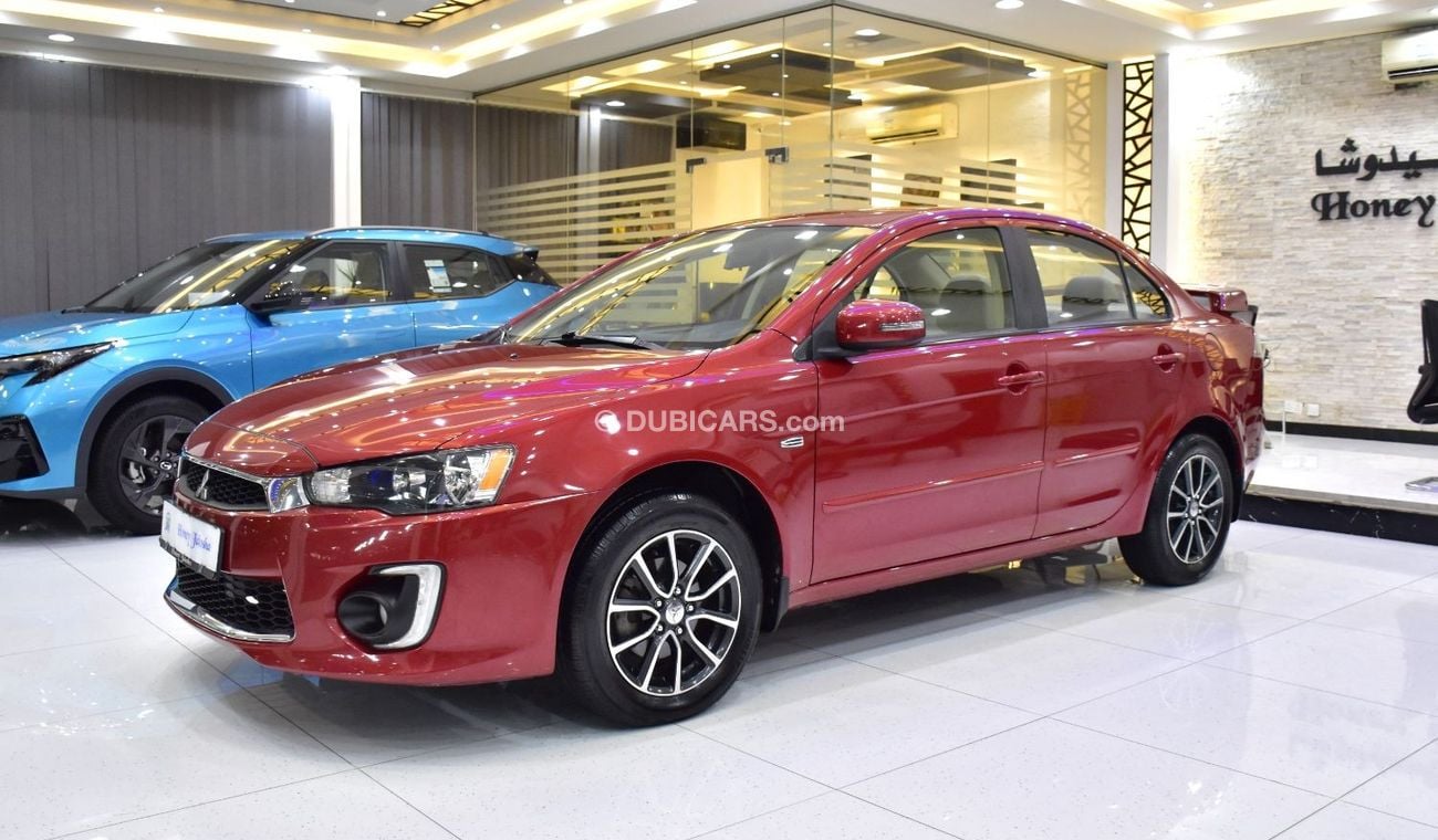 Mitsubishi Lancer EX EXCELLENT DEAL for our Mitsubishi Lancer EX ( 2016 Model ) in Red Color GCC Specs