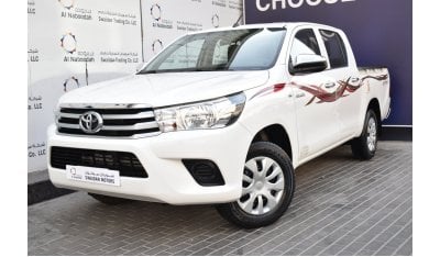 Toyota Hilux AED 1279 PM | 2.7L MT DC 2WD GCC DEALER WARRANTY