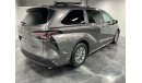 Toyota Sienna 2024 Cadillac TOYOTA SIENNA XLE, 5dr MINIVAN ,2.4L 4cyl HYBRID ENGINE, Automatic, All Wheel Drive