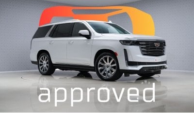 كاديلاك إسكالاد Platinum- 2 Years Approved Warranty - Approved Prepared Vehicle