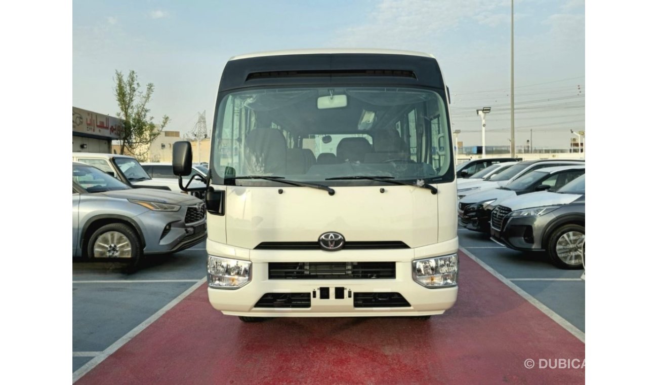 Toyota Coaster 2024 TOYOTA COASTER 4.0L DIESEL 22 SEATER WITH COOL BOX, CURTAINS, LUGGAGE RACK