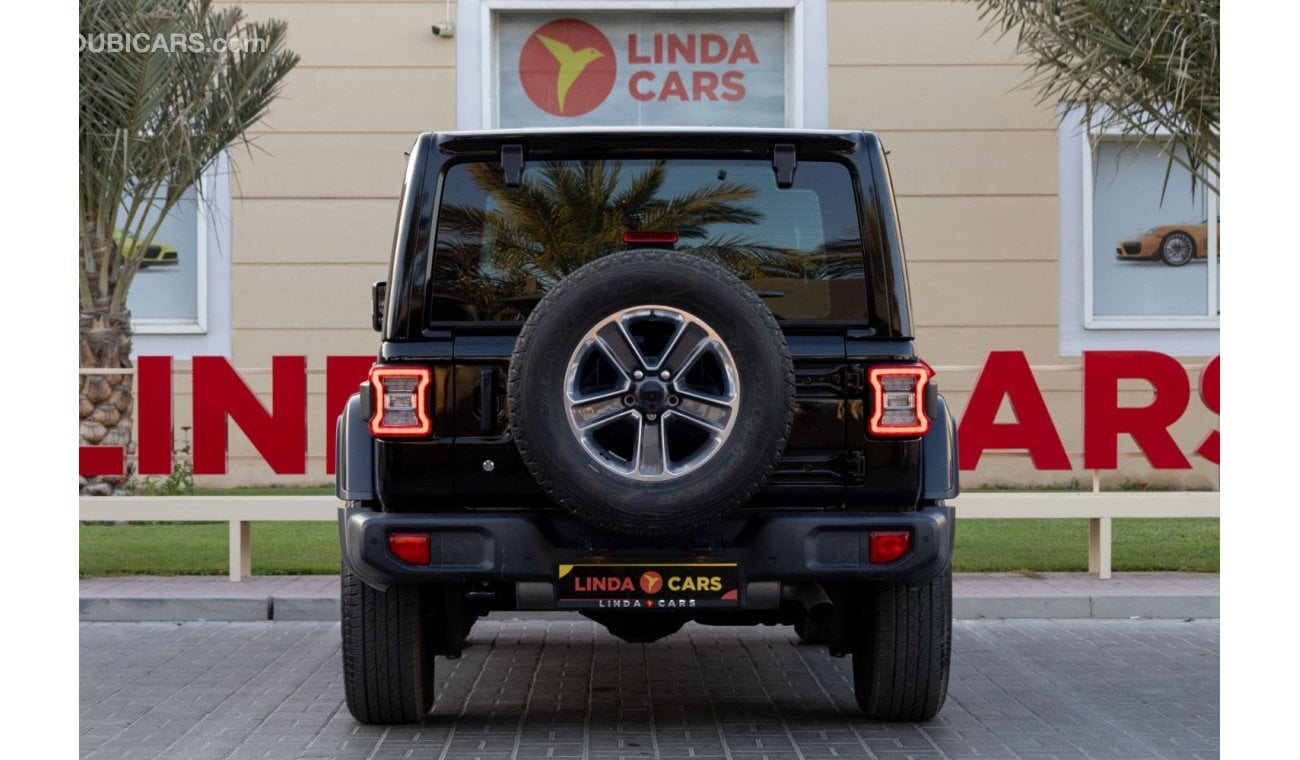 جيب رانجلر Unlimited Sahara 3.6L Jeep Wrangler Unlimited Sahara 2019 GCC (LOWEST MILEAGE) under Warranty with F