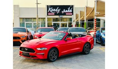 فورد موستانج EcoBoost Premium Convertible | Monthly AED 1310/- | 0% DP | Blindspot | Leather Seats | # 07111