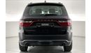 Dodge Durango GT | 1 year free warranty | 0 down payment | 7 day return policy