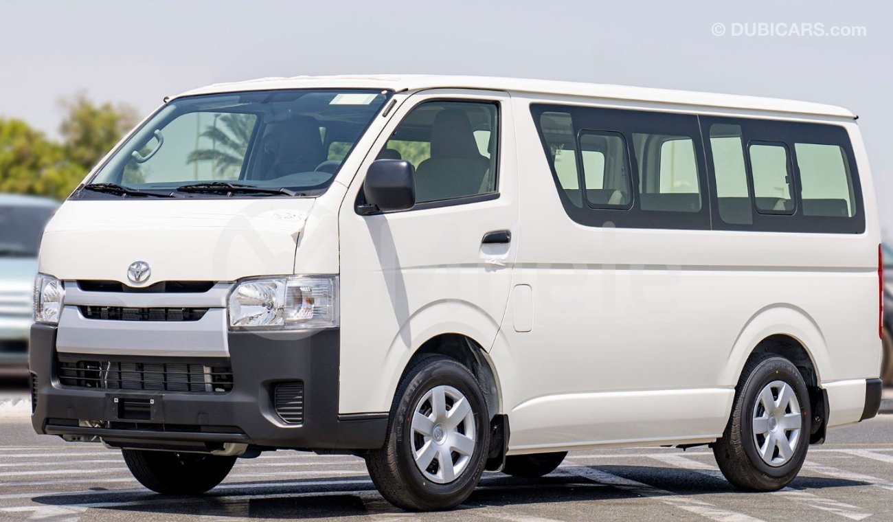 Toyota Hiace STD 2.5L DIESEL 15-SEATER: 15" STEEL RIMS, FABRIC SEATS, A/C, DUAL AIRBAGS