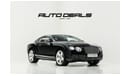 Bentley Continental GT | GCC - Extremely Low Mileage - Perfect Condition | 6.0L W12