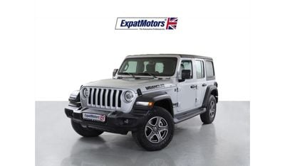 جيب رانجلر Unlimited Sport 3.6L A/T • 3,125x60 • 0% DP • 2023 • Jeep Warranty •