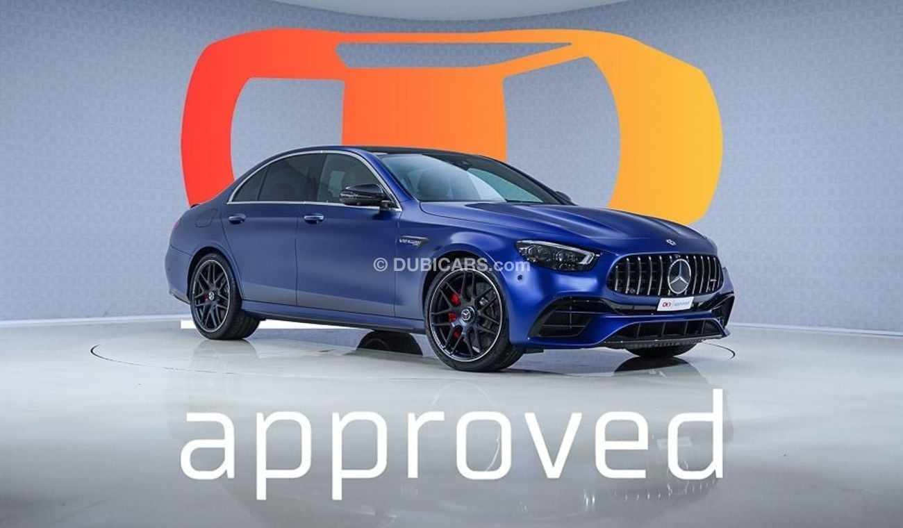 مرسيدس بنز E 63S AMG AED 8,641 P/M - 2 YEARS WARRANTY - / - E-CLASS - E63 AMG S 4MATIC+