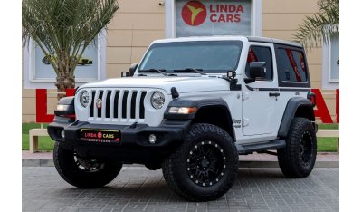 جيب رانجلر Jeep Wrangler Sport 2018 GCC (LOWEST MILEAGE) under Warranty with Flexible Down-Payment/ Flood Free.