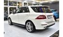 مرسيدس بنز ML 500 EXCELLENT DEAL for our Mercedes Benz ML500 4Matic ( 2013 Model ) in White Color GCC Specs