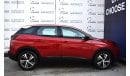 Peugeot 3008 AED 1440 PM  ACTIVE 1.6 TC AT GCC MANUFACTURER WARRANTY 2028 OR 100K KM