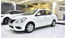 Nissan Sunny EXCELLENT DEAL for our Nissan Sunny ( 2022 Model ) in White Color GCC Specs