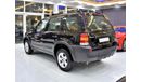 Ford Escape EXCELLENT DEAL for our Ford Escape 4WD V6 ( 2006 Model ) in Black Color GCC Specs