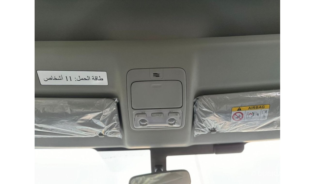 تويوتا هاياس 2025 Toyota Hiace DX 13-Seater 3.5L V6 Petrol M/T (3-Point Seatbelts) Only For Export