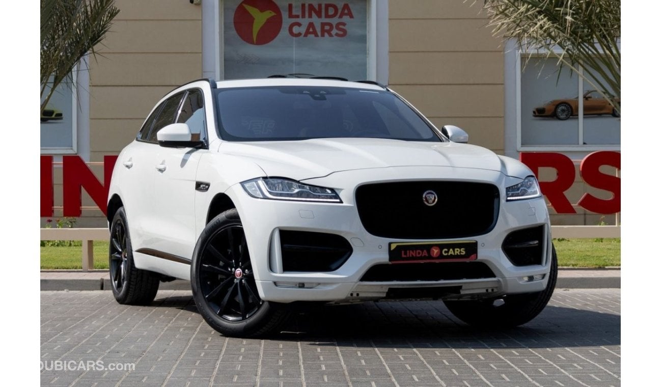 جاكوار F Pace Jaguar F-Pace R-Sport 2018 GCC under Warranty with Flexible Down-Payment.