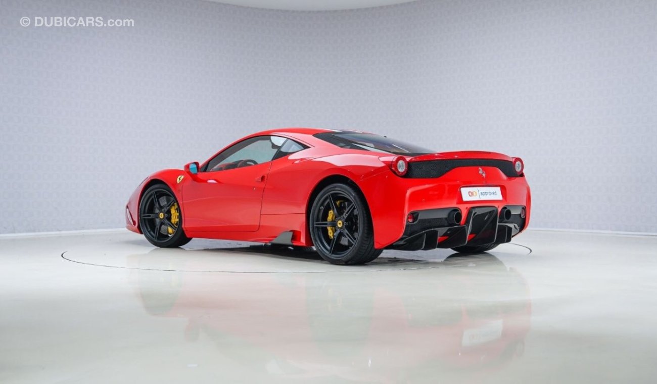 فيراري 458 Speciale - 1 Year Approved Warranty - Approved Prepared Vehicle