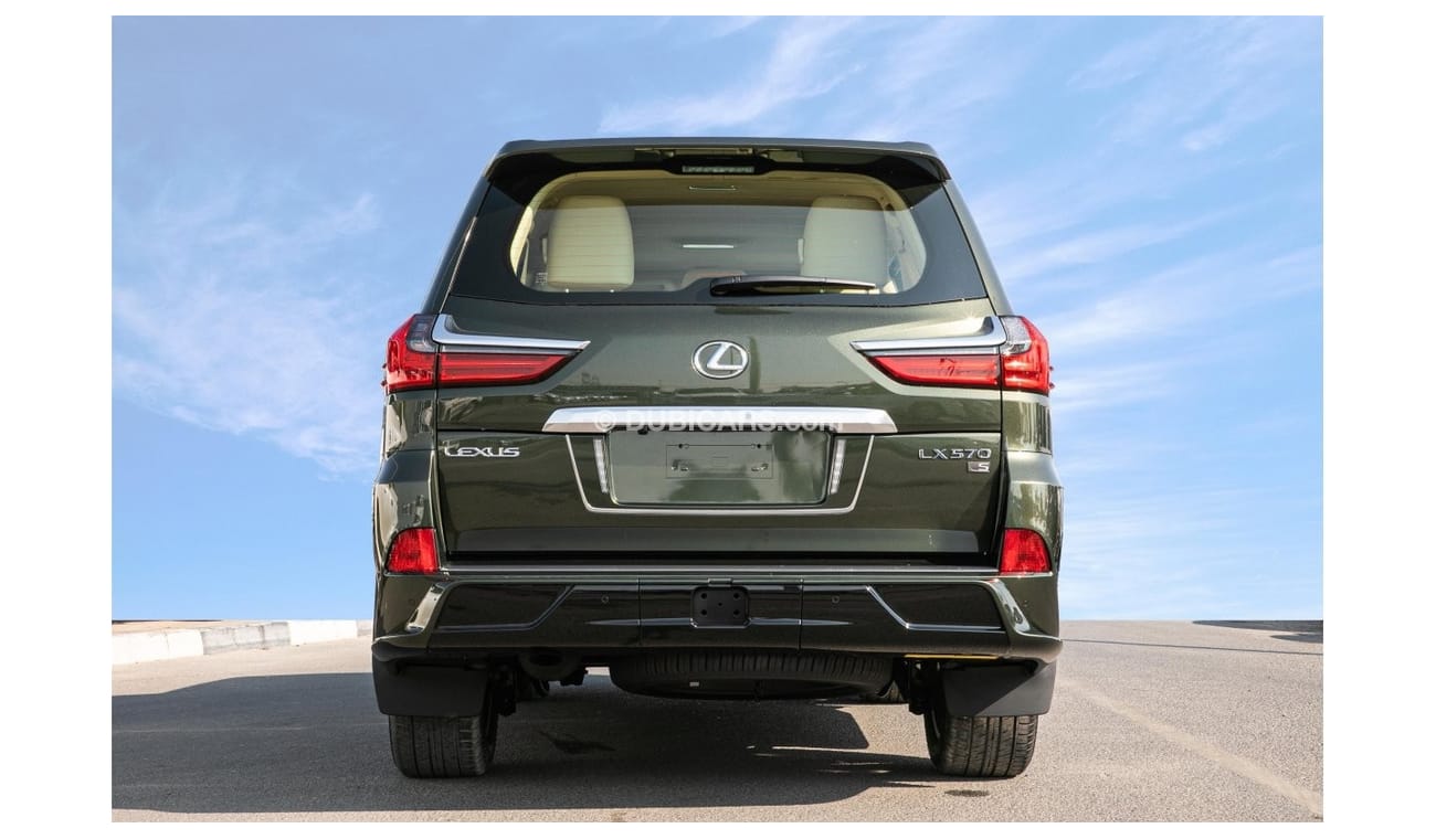 Lexus LX570 Super Sport Khaki Green Color 5.7L with 4 Zone Auto A/C , Radar Cruise and LCA