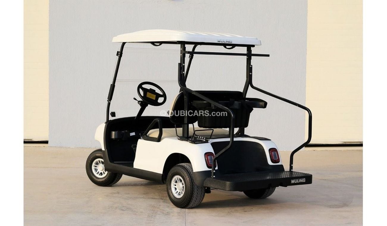 Wuling Mini EV Wuling Golf Cart 2 ST - White inside Brown | Export Price