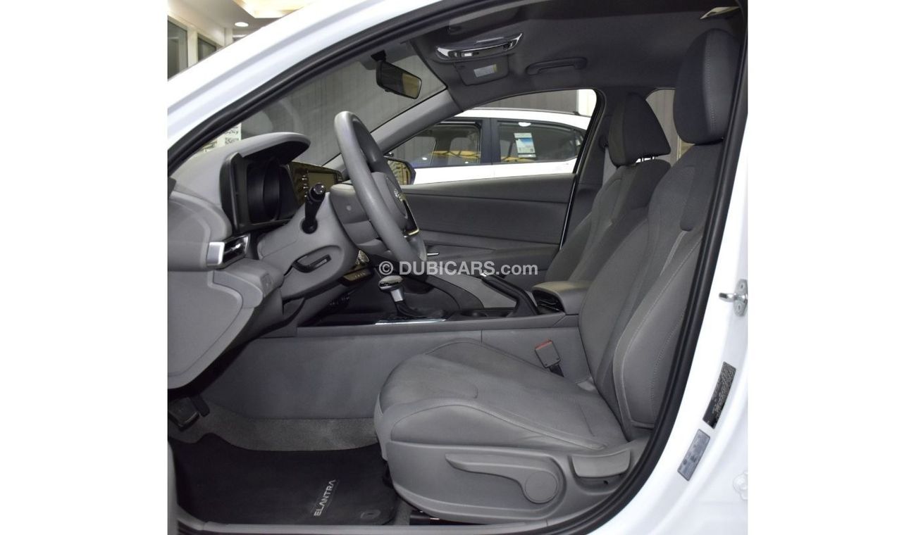 Hyundai Elantra EXCELLENT DEAL for our Hyundai Elantra ( 2023 Model ) in White Color GCC Specs