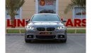 BMW 528i Exclusive M Sport BMW 528i M-Sport 2016 GCC (LOWEST MILEAGE) under Agency Warranty with Flexible Dow