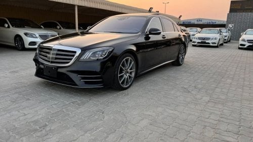 مرسيدس بنز S 560 Std S560L  وارد اليابان اوراق جمارك قمة النظافة 2019